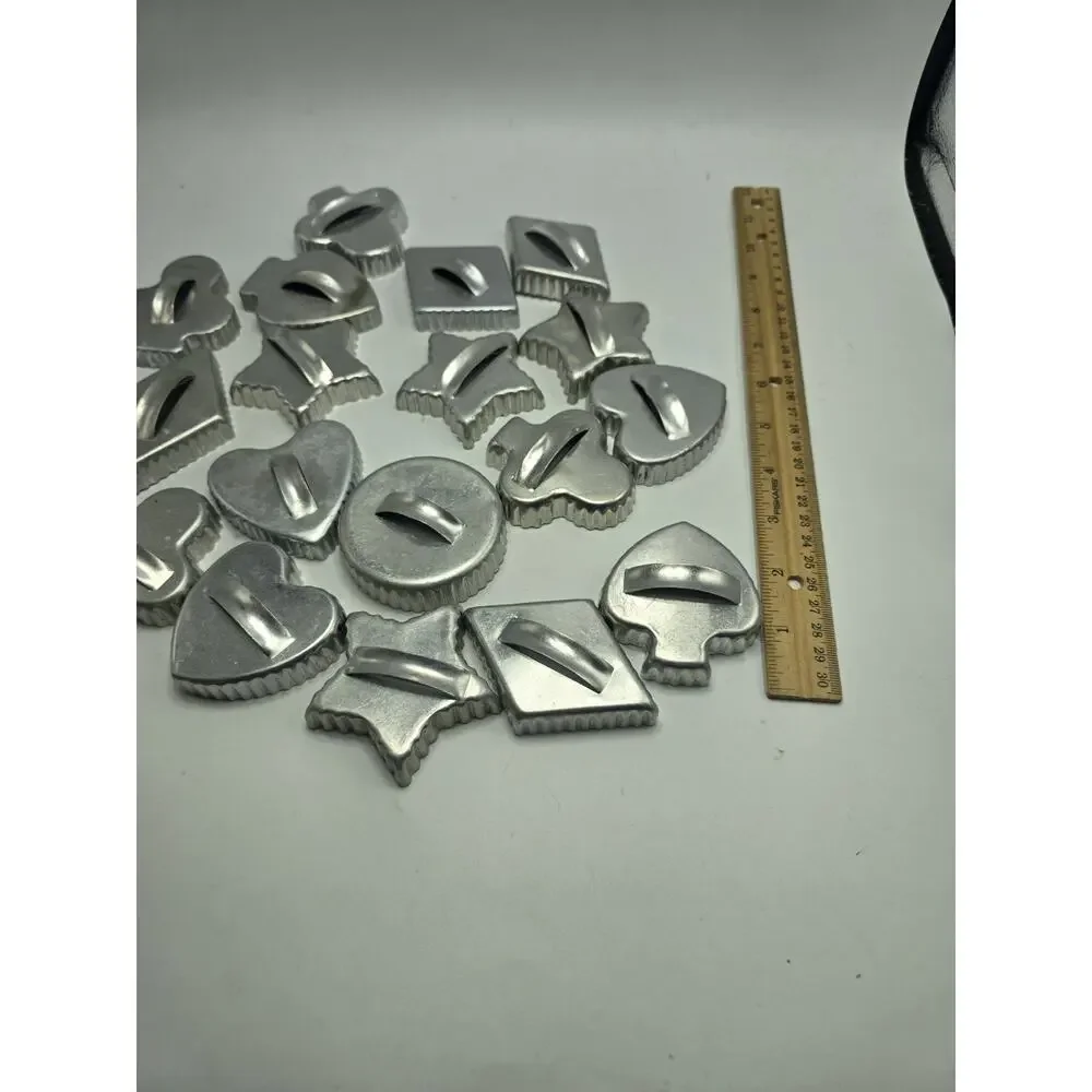 Vintage Tin Metal Assorted Card Suit Cookie Cutters